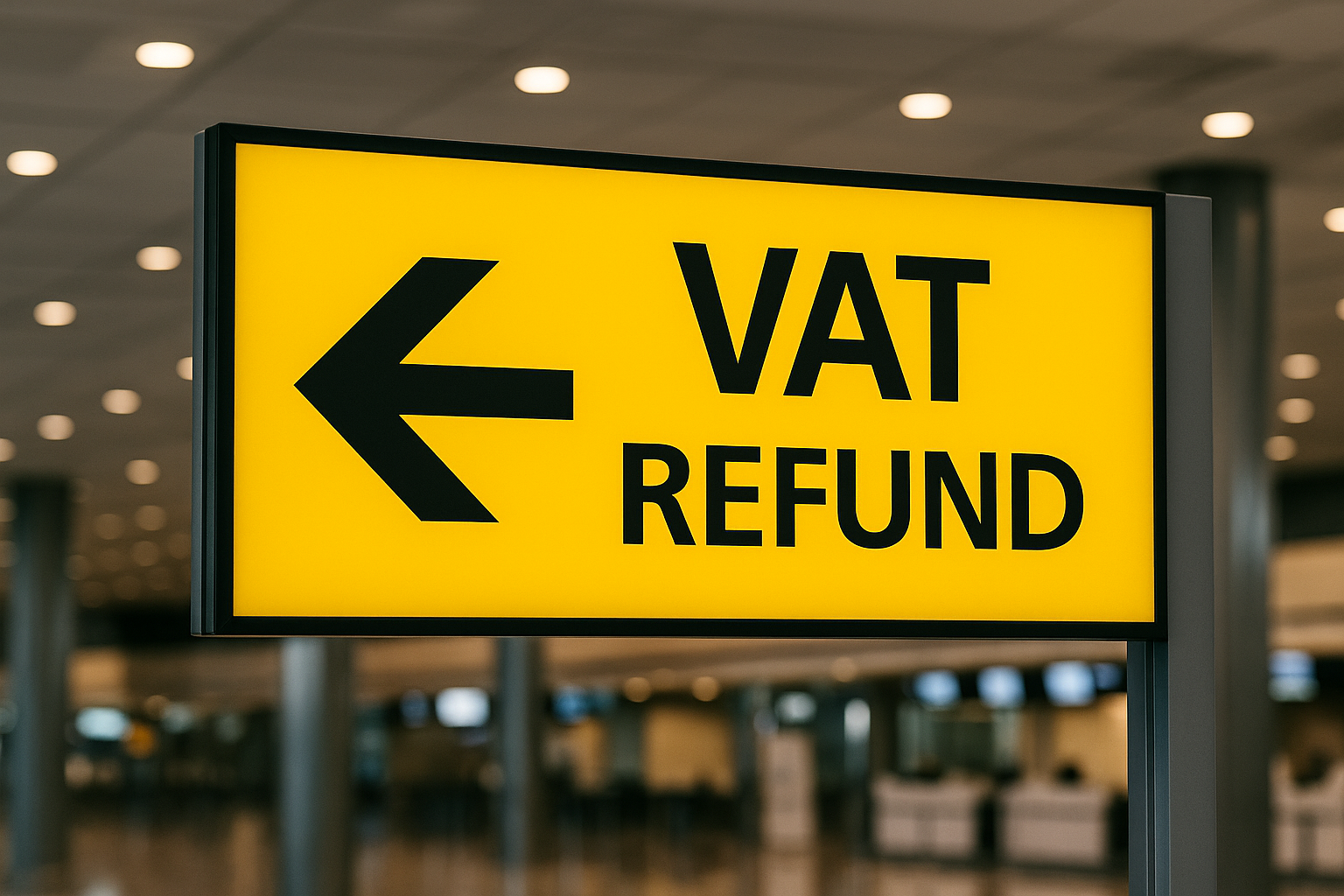 Vat Sign How to claim your VAT refund when visiting Saudi Arabia - SAFE Saudi ...